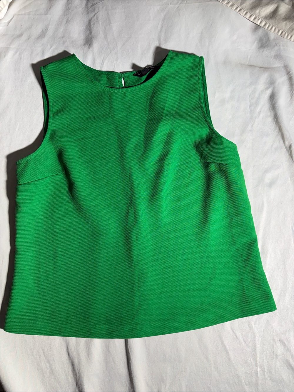 Banana Republic Bright Green Sleeveless Shell Top